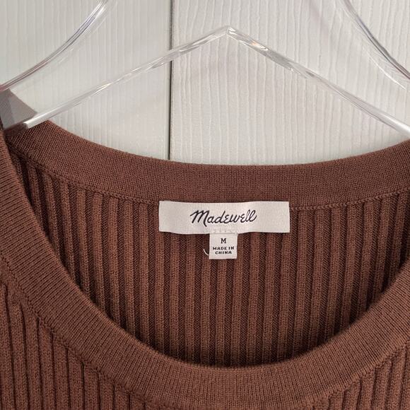 Madewell Sleeveless Midi Sweater Dress in Forage - Picture 5 of 9